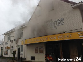 Grote brand bij bakkerij Korsten