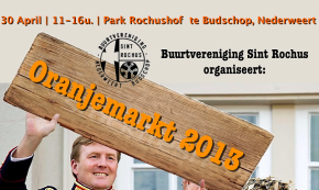 Oranjemarkt 2013 Buurtvereniging Sint Rochus