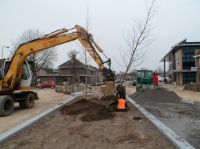 Voortgang reconstructie Geenestraat