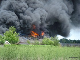 Grote brand in Ospel 16-06-13