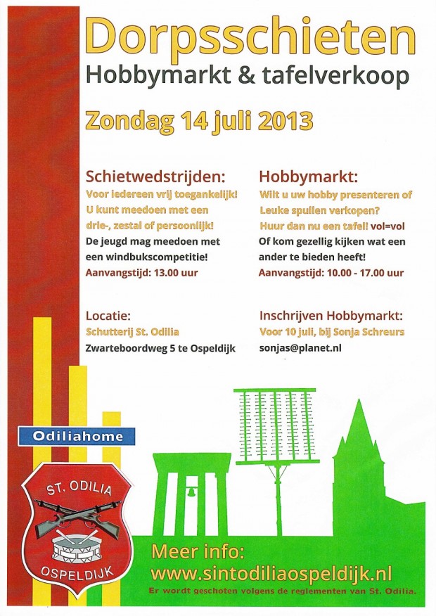 Drumband & Schutterij St. Odilia organiseert diverse activiteiten