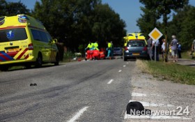 Mountainbiker zwaar gewond in Swartbroek Weert op de Ittervoorterweg