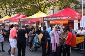 Pasar Malam tijdens winkelzondag Weert