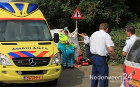 Ernstige aanrijding Wilhelminastraat in Stramproy