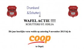 Wafelactie Schutterij St. Oldilia bij de Coop