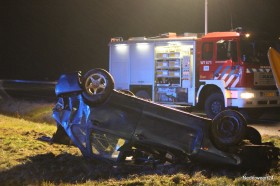 Ongeval A2 t.h.v. afrit Grathem-005