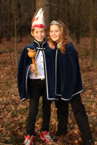 Prins Jasper en prinses Fleur van basisschool de Bongerd