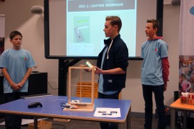 Leerlingen College Weert 1e plaats regiofinale Technasium Top Award