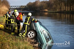 auto te water kanaal Wessem-Nederweert 6