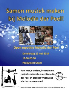 open repetitie melodie der peel 2014