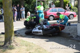 Motor auto ongeval met Sjoerd Janssen Weert