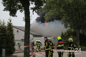 Grote brand Grashoek Limburg