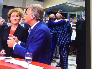 Prinsjesdag selfie op tv