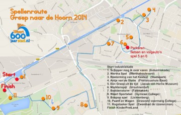 Route Greep naar de Hoorn 2014