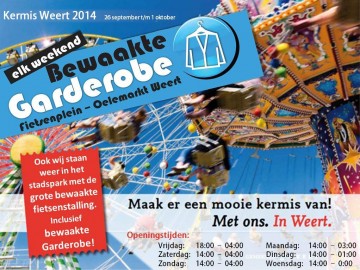 fietsenstalling Kermis Weert