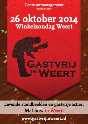 Gastvrij in Weert 2014 poster A3 (Large)