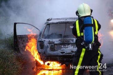 Autobrand Buizerdstraat Ospel