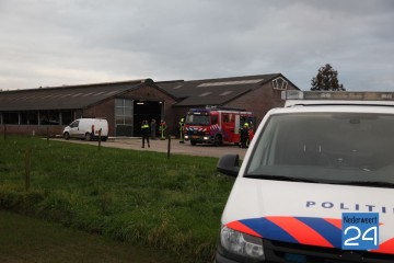 Brand koeienstal Hunsel