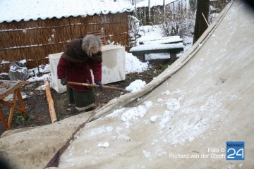 Eynder Winter Festijn helemaal wit door de sneeuw