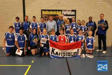 Huldiging kampioenen VC Fortutas