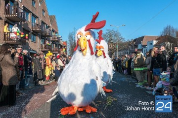 Winnaars optocht weert