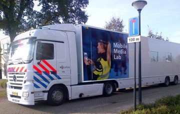 Mobile Media Lab van de politie