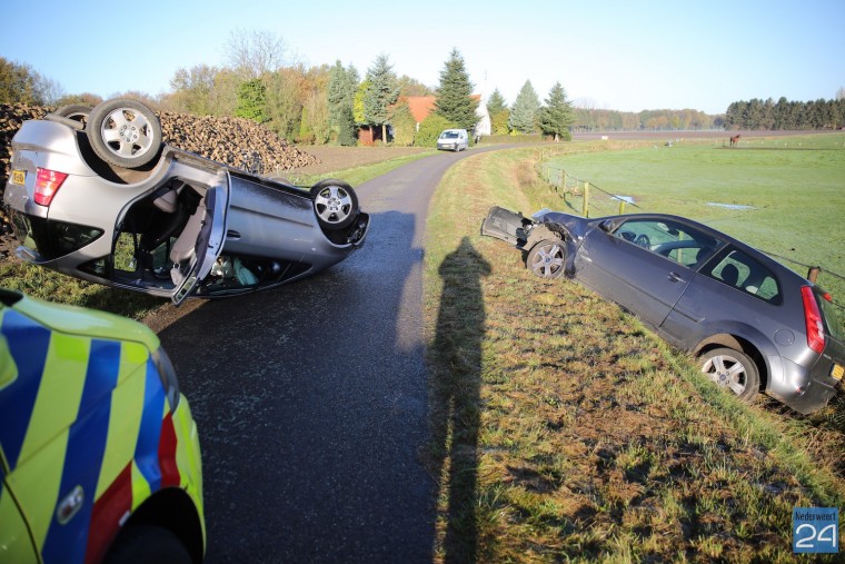 botsing twee auto's