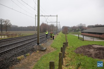 treinverkeer stilgelegd na aanrijding