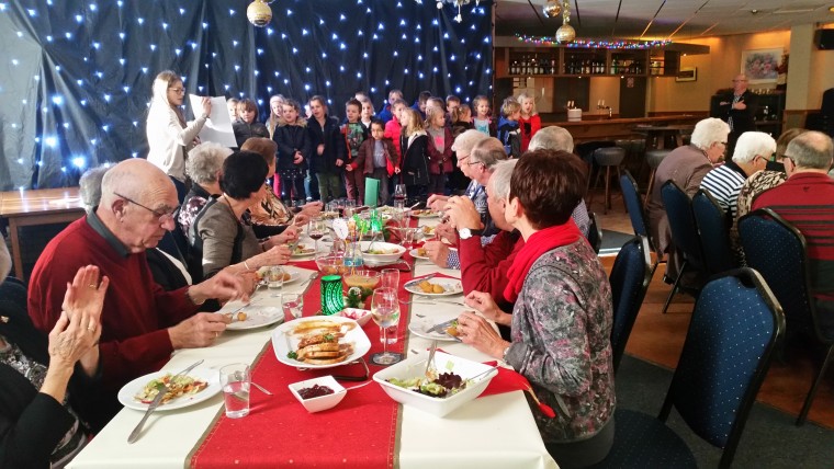 Kerstdiner bij Eettafel Eind 1