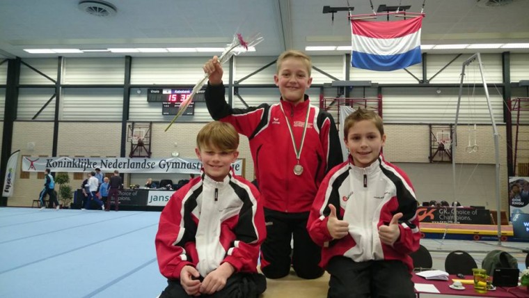 Kay Driessen 2e plaats 3e divisie Instap met Sef en Ruben