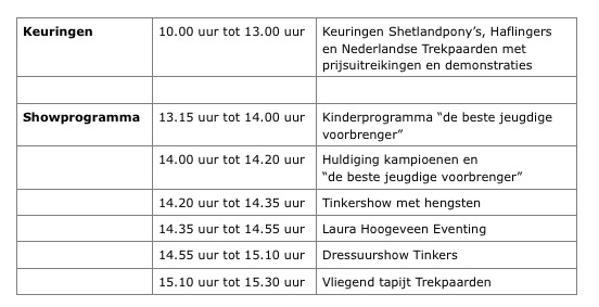 programma fokpaardendag 2016