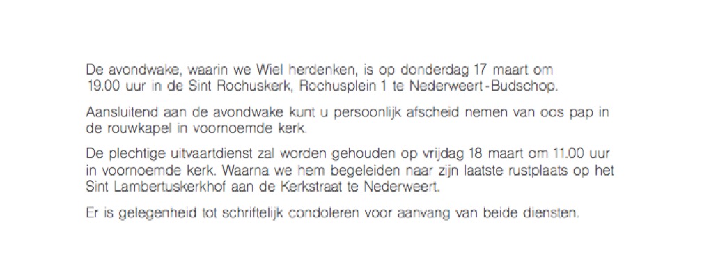 rouwadvertentie Wiel Ceelen 4