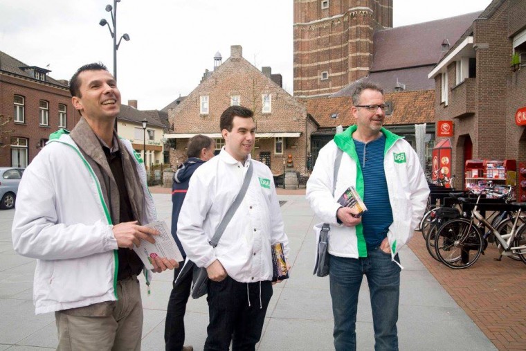 D66 Nederweert voert campagne voor Oekraïne