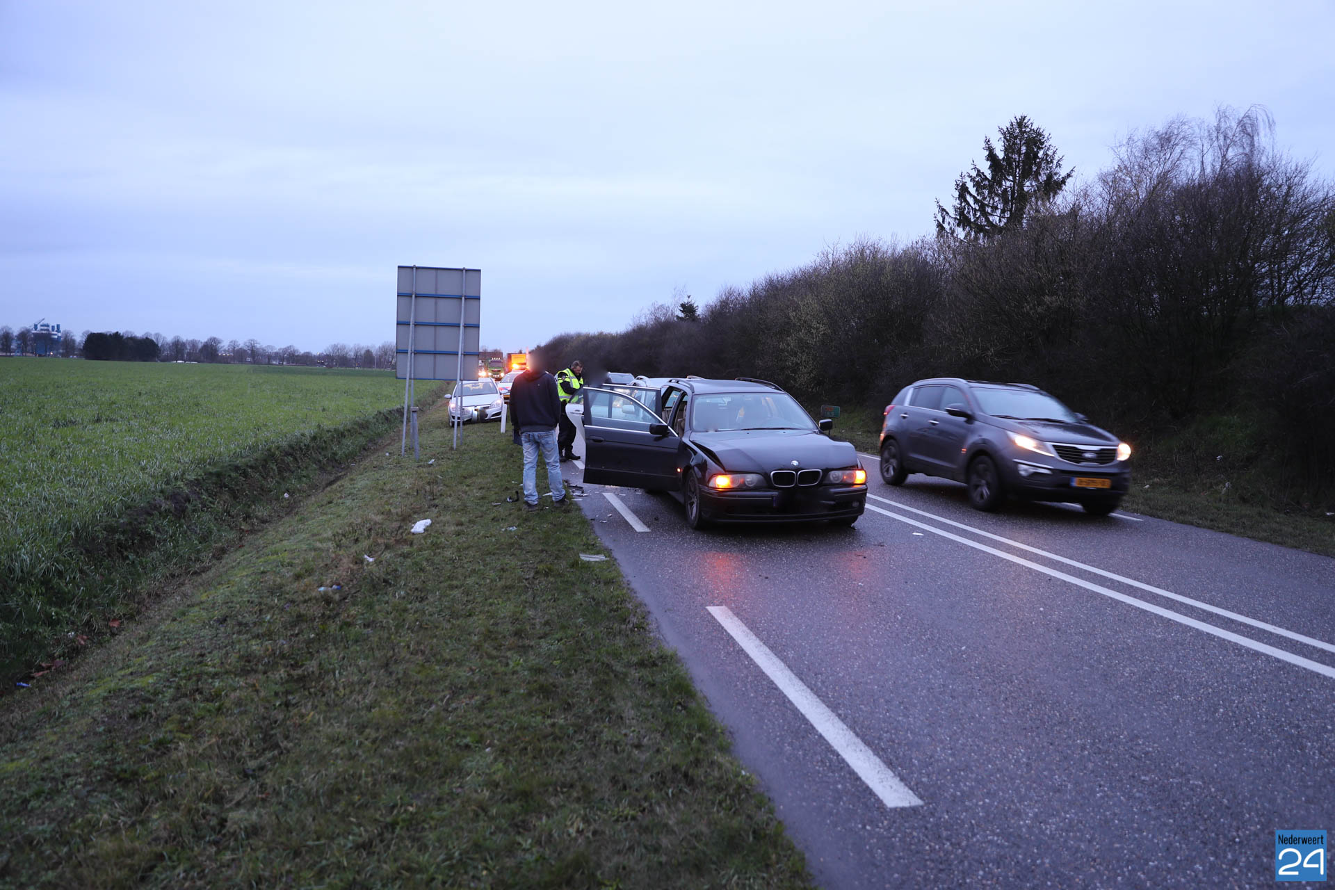 Kop-staart Botsing N275 Nederweert - Nederweert24