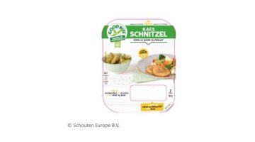 GoodBite Kaesschnitzel | Kaasburgers in de verpakking van de Kaesschnitzels