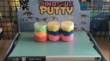 Dinosaur Bouncing Putty te hoog gehalte chemicaliën