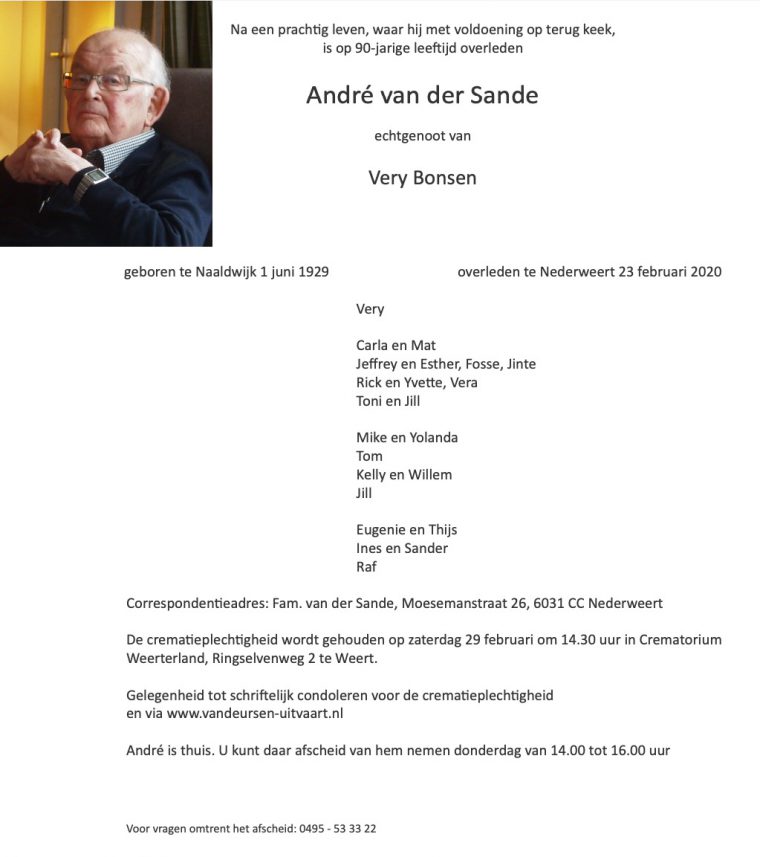 André van der Sande