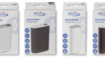 Belangrijke veiligheidswaarschuwing Trekpleister Powerbanks