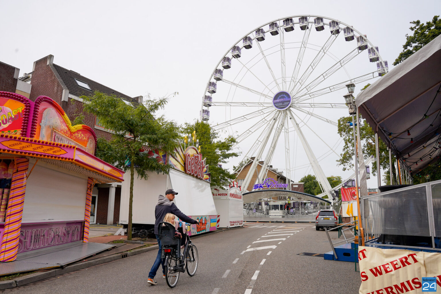 Kermis Weert is weer terug als vanouds, de exploitanten zijn er klaar