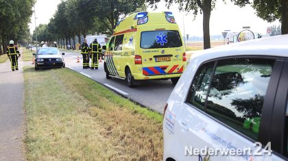 Ongeval Dorpstraat Heythuysen - Baexem tussen twee personen auto's