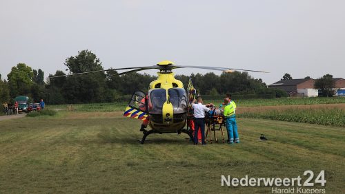 Ernstige aanrijding Wilhelminastraat in Stramproy