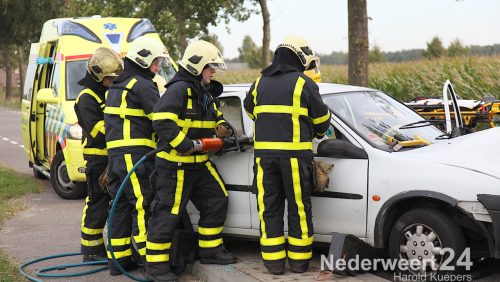 Frontale aanrijding Ongeval Lorbaan Grashoek