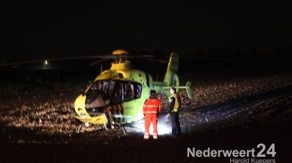 In de nacht van zondag op maandag is er een persoon van de trap gevallen in een woning aan het Peelveldje in Ospeldijk.