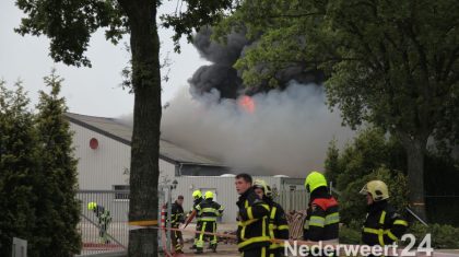 Grote brand Grashoek Limburg