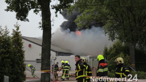 Grote brand Grashoek Limburg