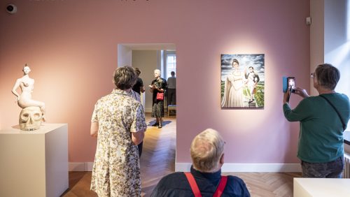 in Museum W in Weert is zaterdag de expositite Adagio Violente van Frans Franciscus officieel geopend.