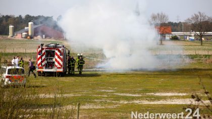 Afvalbrand Watermolenweg Swartbroek