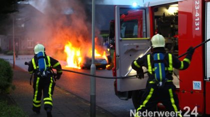 Autobrand Buizerdstraat Ospel