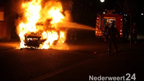 Autobrand Julianastraat Nederweert