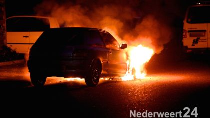 Autobrand Julianastraat Nederweert